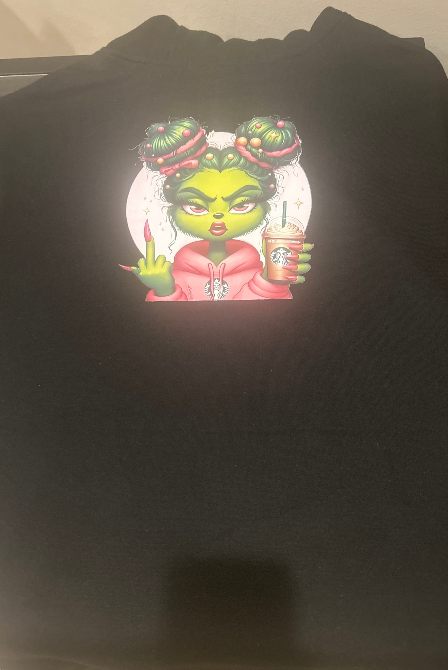 Rear Printed Green Miss Chi